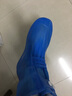 骑安高筒防水加厚耐磨男女摩托成人骑行防滑雨靴套户外便携式防雨鞋套 蓝色 M 34-35 实拍图