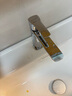 汉斯格雅（Hansgrohe）冷启动空气注入单孔冷热水龙头浴室面盆龙头矮款镀铬色 71303007 实拍图