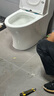 四季沐歌（MICOE） 普通马桶节水大冲力卫浴虹吸式家用马桶缓降静音连体式坐便器 【抗菌款】一级水效飓风冲力-107 305/300mm 实拍图