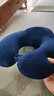 派奇士u型枕车用飞机高铁旅行坐车用头枕护颈枕脖子u形枕记忆棉靠枕蓝色 实拍图