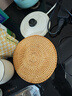 藤编隔热垫子家用防烫锅垫碗垫耐高温餐桌垫耐热盘子垫杯垫茶壶托 【18cm藤编垫】适:汤碗、奶锅 实拍图