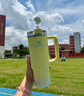 STANLEY巨无霸吸管杯水杯保温杯大容量办公车载不锈钢杯子887ML-柚黄 实拍图