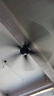 志高电风扇工业风扇工业吊扇商用工厂大风力制冷铁叶家用客厅宿舍黑色吊式电风扇吊挂式强力遥控 56寸-五档(五叶吊王/黑色/铜线)强风力 质保 实拍图