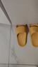 朴西香蕉船情侣凉拖鞋女浴室不易滑室内居家四季拖鞋男 黄色 37-38 实拍图