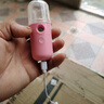 【出行必备】补水仪纳米喷雾器注氧便携脸部保湿小型蒸脸器冷喷手持加湿美容仪 粉色 实拍图