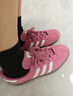 adidas「T头鞋」STADT经典时尚薄底运动板鞋男女阿迪达斯三叶草   浅粉/汉玉白/树脂黄(女生买小半码)   38 实拍图