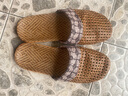 DOGHC竹拖鞋 夏季藤草编织凉拖鞋轻便居家情侣男女透气草席竹编 实拍图