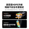 绿联超六类网线 CAT6A类万兆成品网线 家用电脑网络宽带工程跳线8芯双绞线兼容千兆2.5g 黑色15米55163 实拍图