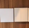 Aqara绿米联创 无线开关D1双键 随意贴 已接入米家/苹果HomeKit 白色 实拍图