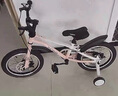 凤凰儿童自行车单车2-3-4-6-9-10岁男孩童车中大童女孩小孩宝宝脚踏车 珍珠粉 18寸 实拍图