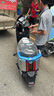 台铃电动摩托车苍穹100公里长续航电动车1200W高速电摩石墨烯电池72V23Ah外卖上班代步电瓶车极致银 实拍图