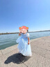 G.duck童装女童爱莎公主裙夏季洋气儿童裙子夏季礼服裙小女孩六一表演服 粉色裙子 110 (建议100cm 4-5岁左右)cm 实拍图