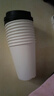 云蕾一次性咖啡杯加厚防烫外卖带盖热饮杯奶茶杯带杯套400ML*20套 实拍图