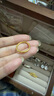 周六福（ZLF）  黄金戒指女款硬金三生三世足金素圈指环 定价单个 光面10号-0.79g 实拍图