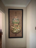 瑞尚（RUISHANG） 玄关装饰画现代简约进门壁画山水墙画竖版晶瓷画欧式轻奢挂画 吉葫莲韵 80*160cm/晶瓷面+铝合金边框 实拍图