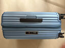 新秀丽（Samsonite）行李箱20英寸拉杆箱时尚密码登机箱竖条纹旅行箱包蓝色GU9*11001 实拍图