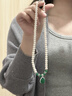 周百福 淡水珍珠项链妈妈款水滴玉髓吊坠生日礼物送妈妈婆婆母亲节实用 实拍图