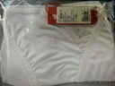 金三塔商场同款金三塔桑蚕丝真丝内裤女士中腰透气蕾丝花边平角内裤 肤色 1条 M 实拍图