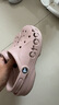 卡骆驰crocs洞洞鞋贝雅男鞋女鞋轻便耐磨一脚蹬拖鞋休闲鞋|10126 矿石粉-6TY 36 /37(220mm) 实拍图