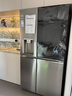 LG635L对开双门电冰箱 智能全自动制冰一体机冰吧 透视窗门中门 风冷无霜节能变频 大容量家用变频  【御冰系列】冰吧透视窗制冰机银S651MB78B 实拍图