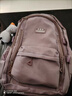 书包女生大学生高中学生初中生小学2025新款双肩包大容量背包旅行 深粉色 加胖胖兔 实拍图