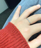 中国黄金（CHINA GOLD）足银戒指男女款情侣对戒莫比乌斯环一对情人节生日礼物送女友老婆 足银莫比乌斯戒指-女款+品牌礼盒 实拍图