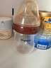 世喜新生儿防胀气奶瓶0-6个月以上玻璃婴儿仿母乳奶嘴(160ml+240ml) 实拍图
