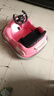 萌天使儿童电动车碰碰车可坐大人儿童电动汽车玩具车可坐人遥控汽车 至尊粉+7A电瓶+遥控+手机蓝牙 实拍图