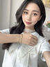 唯一（Winy）锦鲤平安扣和田玉银手链生日礼物女生手串送老婆七夕情人节手镯 实拍图