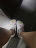 卡骆驰crocs洞洞鞋贝雅男鞋女鞋轻便耐磨一脚蹬拖鞋休闲鞋|10126 白-100 36 /37(220mm) 实拍图