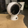 TGVI'S【太空宇航员】桌面风扇超静音台式usb充电小风扇制冷空调新个性创意无声摇头办公室桌子户外降温 升级款（带数显）无级调速-静音风扇 4000mAh 实拍图