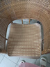 冰丝坐垫夏季凉垫夏天办公室椅子垫透电脑椅凉席防滑椅垫 玉格藤 40*40cm【1个装】 实拍图