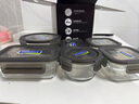Glasslock钢化玻璃保鲜盒耐热烤箱适用饭盒密封储物保鲜便当盒6件套礼盒装 实拍图