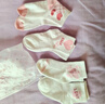 棉十三女童袜子夏天超薄款儿童中筒【精梳棉网眼】宝宝女孩大童透气5双 实拍图