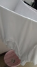 无印良品（MUJI）女式 双罗纹编织 圆领短袖T恤 上衣打底衫女款内搭 白色 BBA9CC4S M 160/84A 实拍图