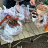骆驼（CAMEL）户外折叠桌折叠椅露营装备全套蛋卷桌野外野餐野营用品 实拍图