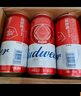 百威啤酒TOP淡色拉格450ml*18听整箱装新老包装交替发货  实拍图