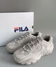 FILA FUSION潮牌斐乐女鞋BUBBLE泡泡鞋时尚百搭休闲鞋运动鞋女 古白色-AW 网面更透气 37.5 实拍图