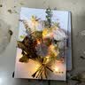 520母亲节立体相框diy摆件摆台干花礼物桌面创意手工标本空白画框 白色(不含花）空框 中空3厘米【6寸】10*15 实拍图