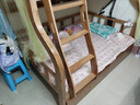 榕匠 橡胶木上下床纯实木双层床高低床男孩女孩上下铺儿童床子母床 爬梯款+书架+抽屉+5CM椰棕床垫*2 1500mm*2000mm【升级加厚】 实拍图