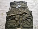 JEEP SPIRIT吉普工装马甲男士春夏季钓鱼背心机能多口袋外套男装 军绿 4XL 实拍图