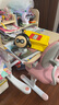 爱果乐（IGROW）学习桌儿童学习桌椅儿童书桌实木写字桌升降桌中小学生幼儿小书桌 启蒙家6双层0.7M+珊瑚椅7 粉 实拍图