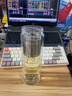 米家玻璃杯 双层带茶隔水杯 耐高温泡茶杯  加厚透明杯子400mL 金属灰 实拍图