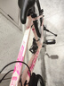 飞鸽（FG FLYING PIGEON）山地自行车成人男女变速山地车青少年中小学生车越野户外骑行单车 【高碳钢】G8002代-辐条轮-粉色 24寸轮组（适合145-170cm） 21速入门版 实拍图