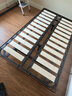 维莎实木悬浮床现代简约无床头床架民宿出租房经济型排骨架双人床 胡桃色1.2*2.0米榻榻米 实拍图