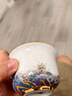 容山堂珐琅彩陶瓷主人杯单杯品茗杯公道杯茶漏三才盖碗茶杯高档功夫茶具 金丝珐琅盖碗 实拍图