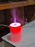 加湿器家用空气加湿器净化器空调房加湿器usb便携式办公学生宿舍补水孕妇婴儿卧室生日礼物女 【旗舰款】樱花粉-七彩氛围灯 实拍图