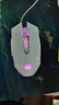 惠普（HP）M220游戏鼠标USB有线鼠标自定义宏驱动2400DPI吃鸡LOL鼠标电竞游戏鼠标 白色 四色混光 静音版 实拍图