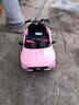 HF儿童电动车四轮汽车可坐人可遥控摇摆男女孩宝宝玩具童车充电礼物 中国红【遥控+大电瓶+蓝牙音乐】 实拍图