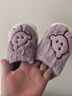 猪爸爸男童棉拖鞋冬2024新款室内儿童毛拖鞋女孩宝宝防滑中大童家居 200 实拍图